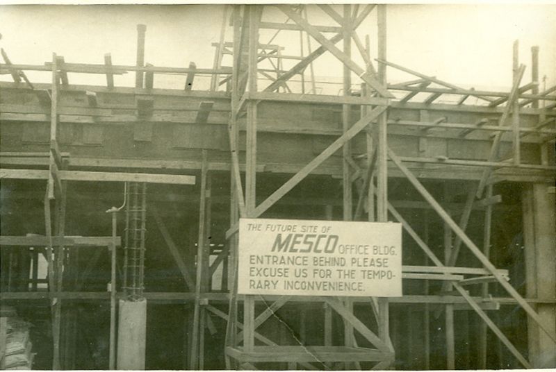 The building under construction at Reliance corner Brixton