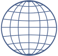 The globe outline from the MESCO logo