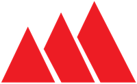 The three rising red pillars from the MESCO logo