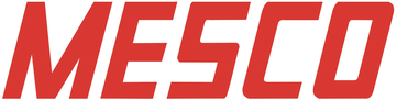 The MESCO wordmark, in red